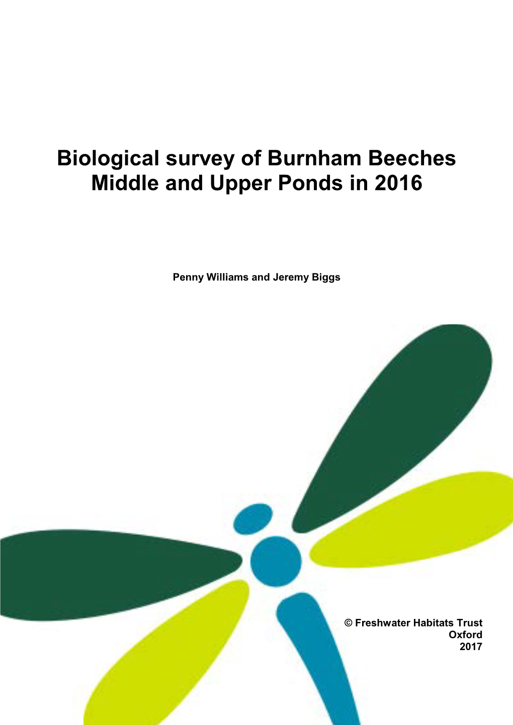 Burnham Beeches Pond Survey Report