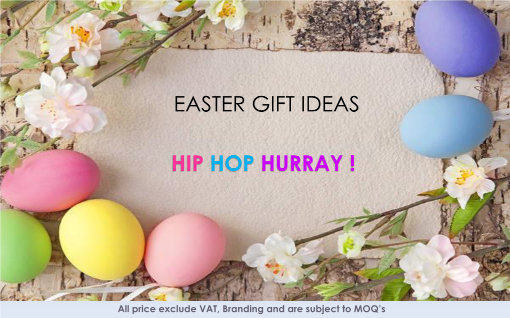 Easter Gift Ideas Hip Hop Hurray !