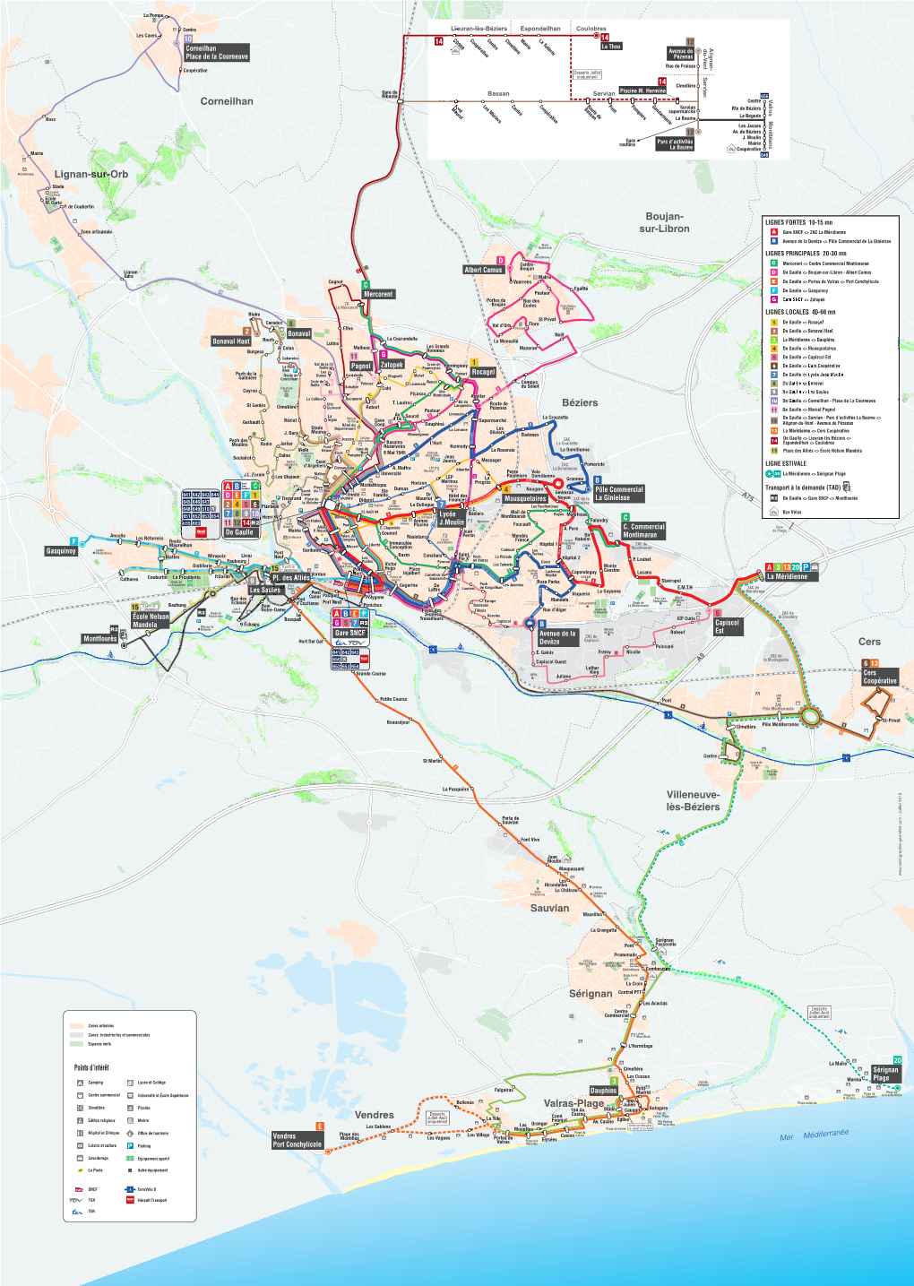 Cers Villeneuve- Lès-Béziers Lignan-Sur-Orb Sauvian