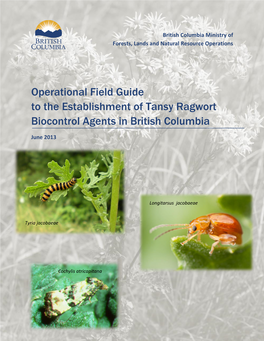 Operational Field Guide to the Establishment of Tansy Ragwort Biocontrol Agents in British Columbia