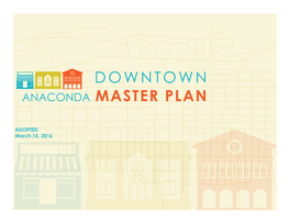 Anaconda Downtown Master Plan Final