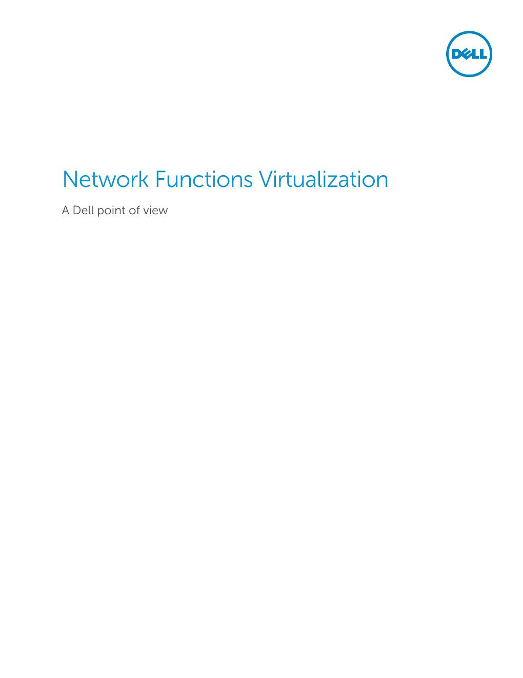 Network Functions Virtualization