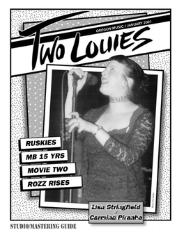 TWO LOUIES, January 2001 the FIRST MAYOR’S BALL Reprinted by Permission Billboard Publications — by Michael Burgess Ortland, 1985
