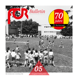Bulletin 70 Jahre FC Richterswil