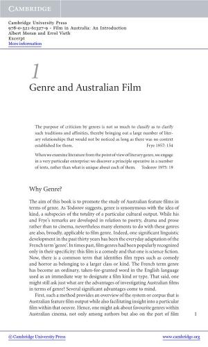 Genre and Australian Film