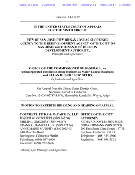 Case No. 14-15139 in the UNITED STATES COURT OF