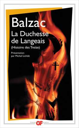 Histoire Des Treize La Duchesse De Langeais