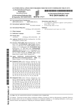) (51) International Patent Classification: A01N 43/58