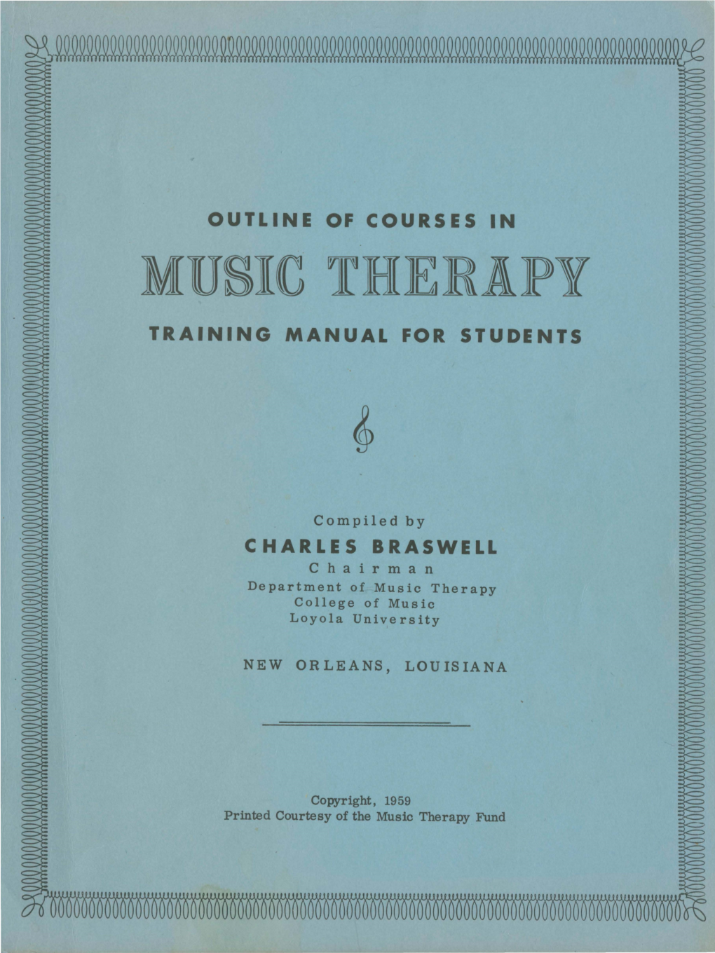 Music Therapy Training Manual for Students