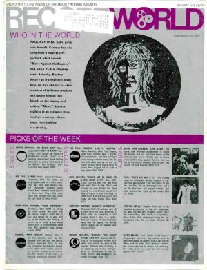 Who in the World Picks of the Week