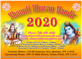 Shanti Bhawan Calendar-CONSOLIDATED-2020