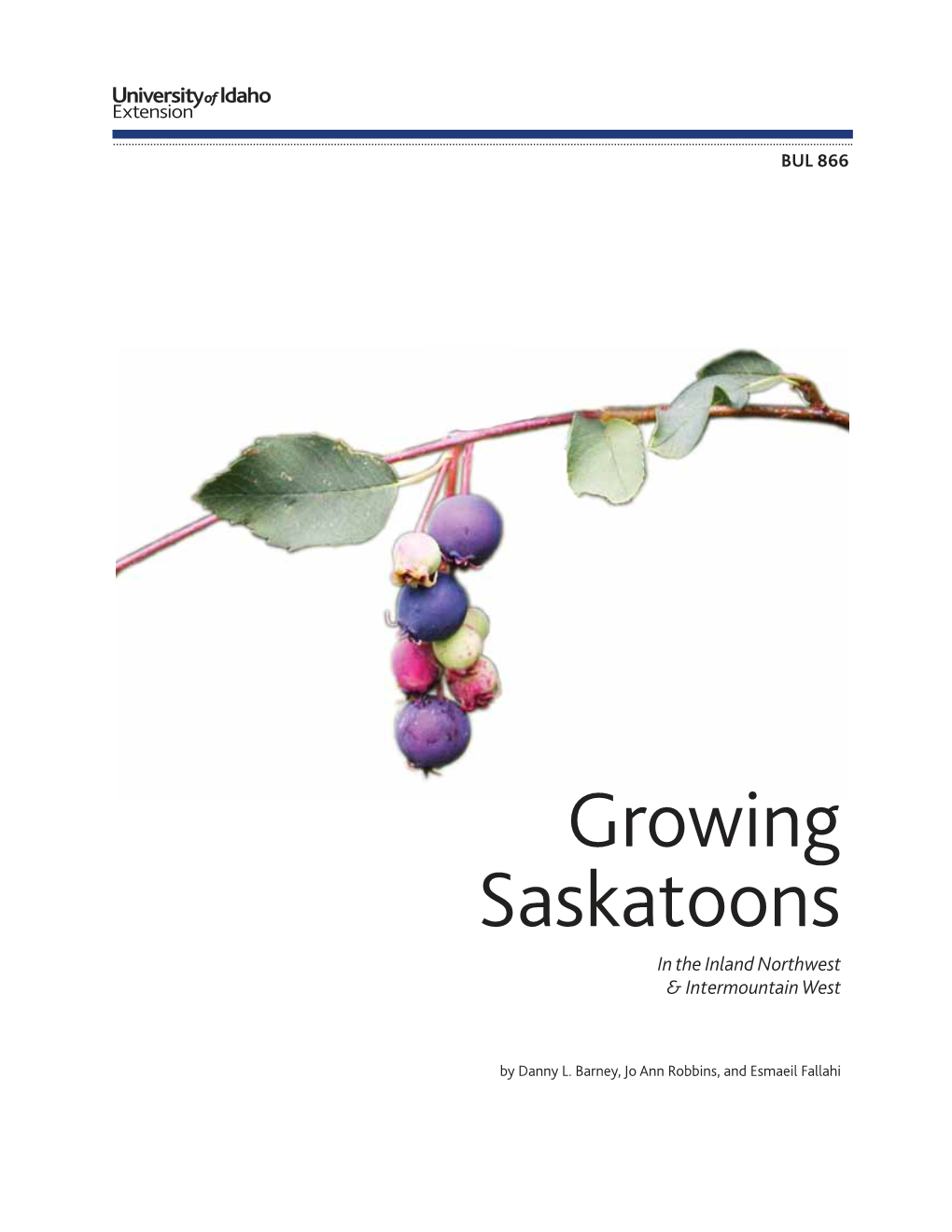 Growing Saskatoons in the Inland Northwest & Intermountain West