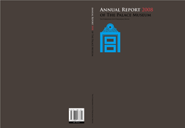 Annual Report 2008 Report Annual Museum the Palace of the Forbidden City Publishing House City Publishing the Forbidden