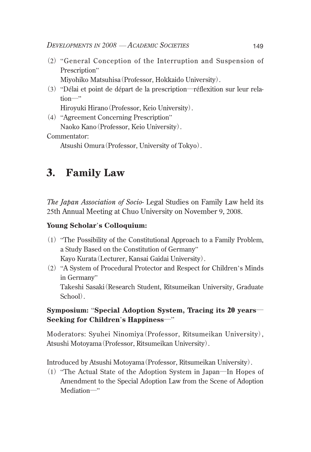 3. Family Law