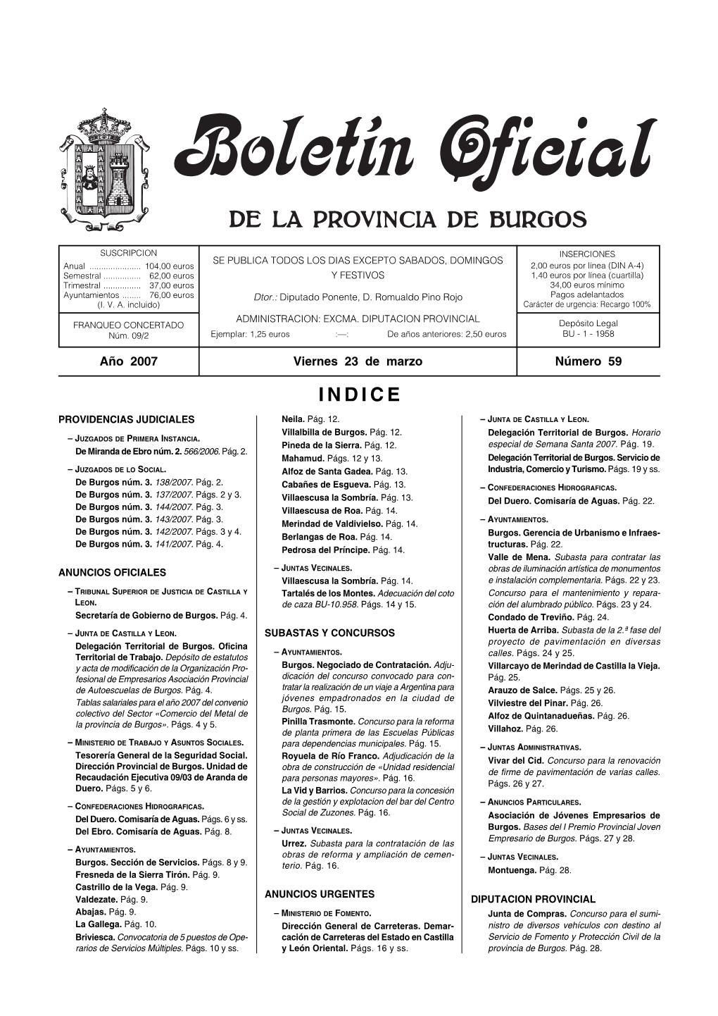 Boletín BOPBUR