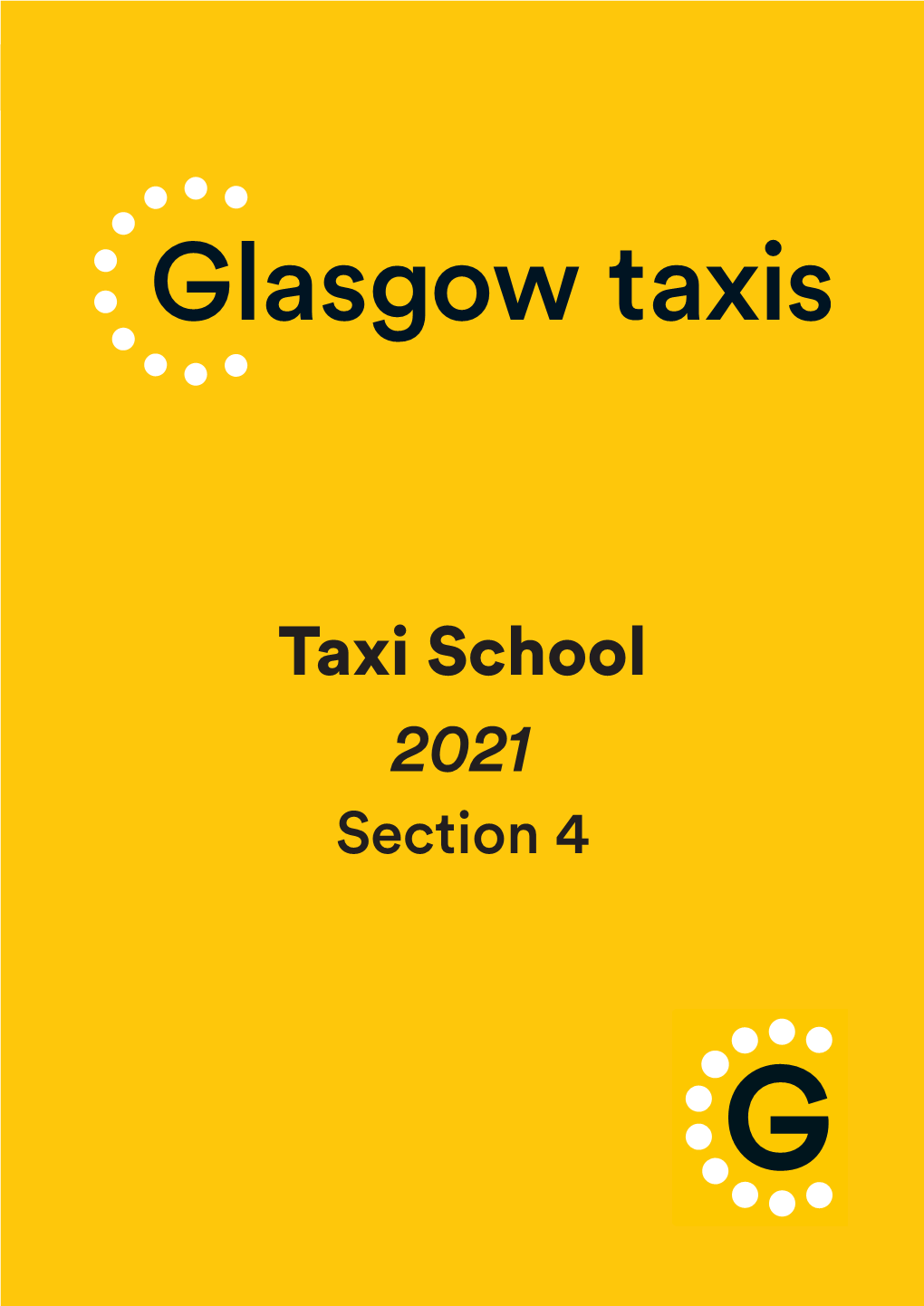 Taxi School 2021 Section 4 SECTION S PARKS & GARDENS TAXI SCHOOL