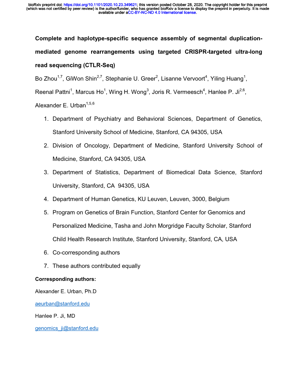 Complete and Haplotype-Specific Sequence Assembly of Segmental Duplication