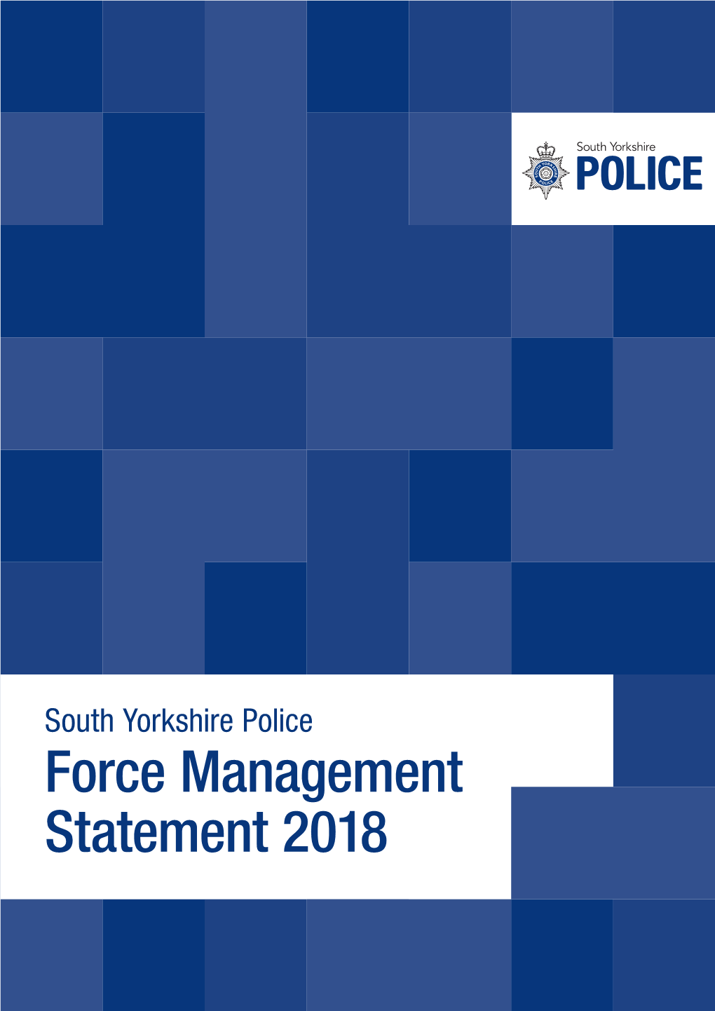 South Yorkshire Police Force Management Statement 2018