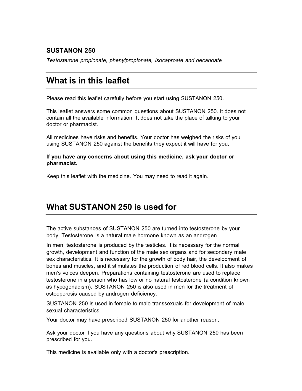 Sustanon 250