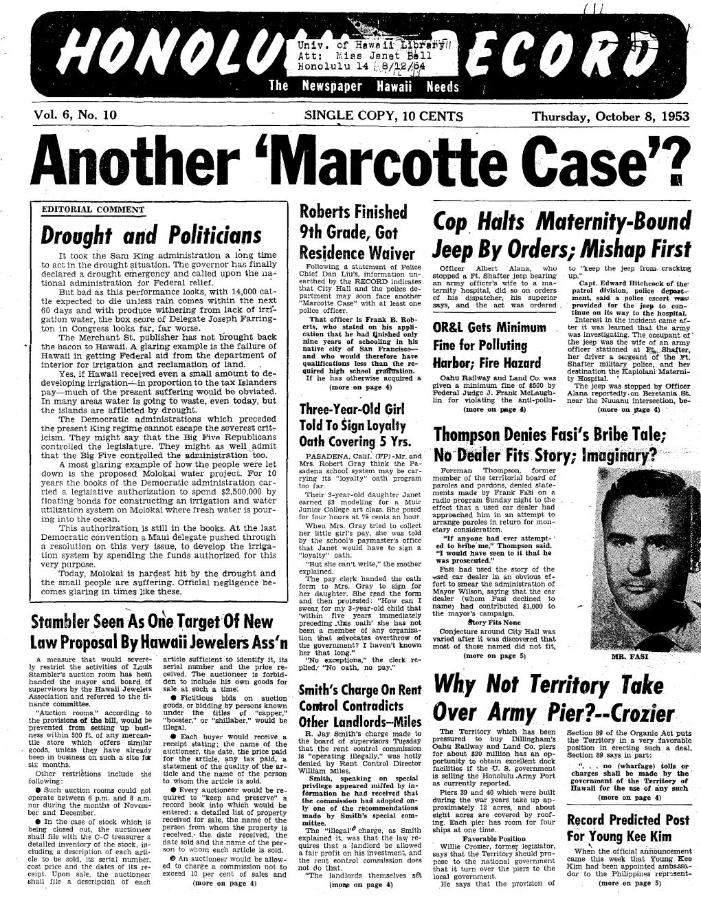 'Marcotte Case'?
