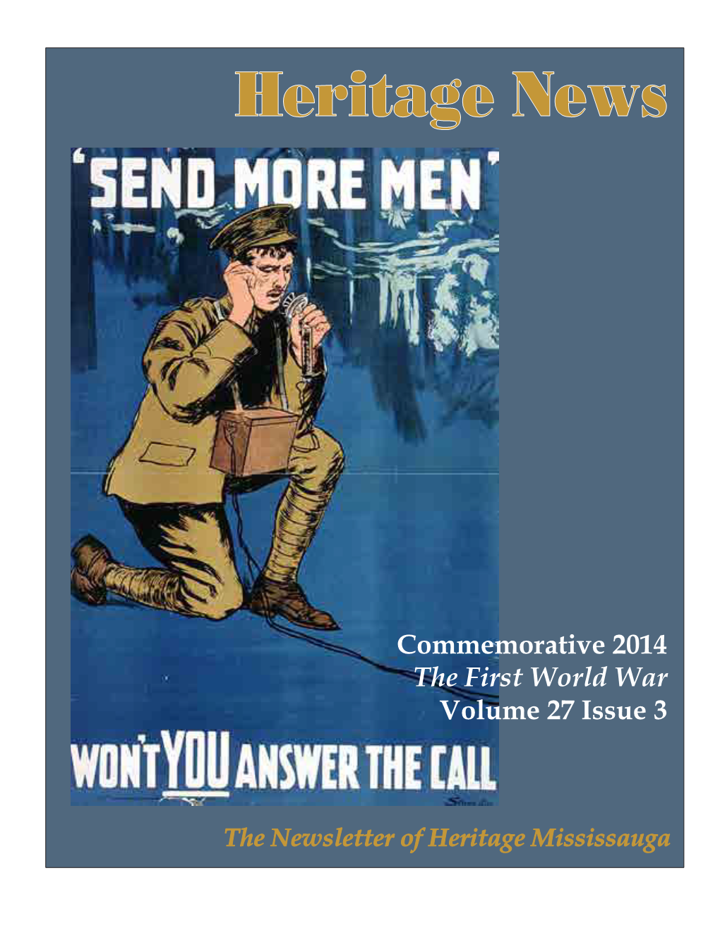 Commemorative 2014 the First World War Volume 27 Issue 3