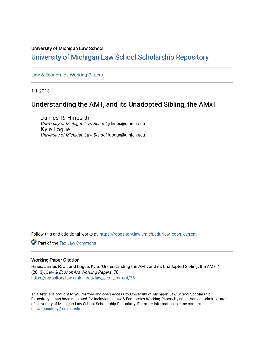 Understanding the AMT, and Its Unadopted Sibling, the Amxt