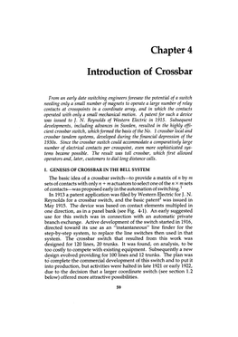 Chapter 4 Introduction of Crossbar