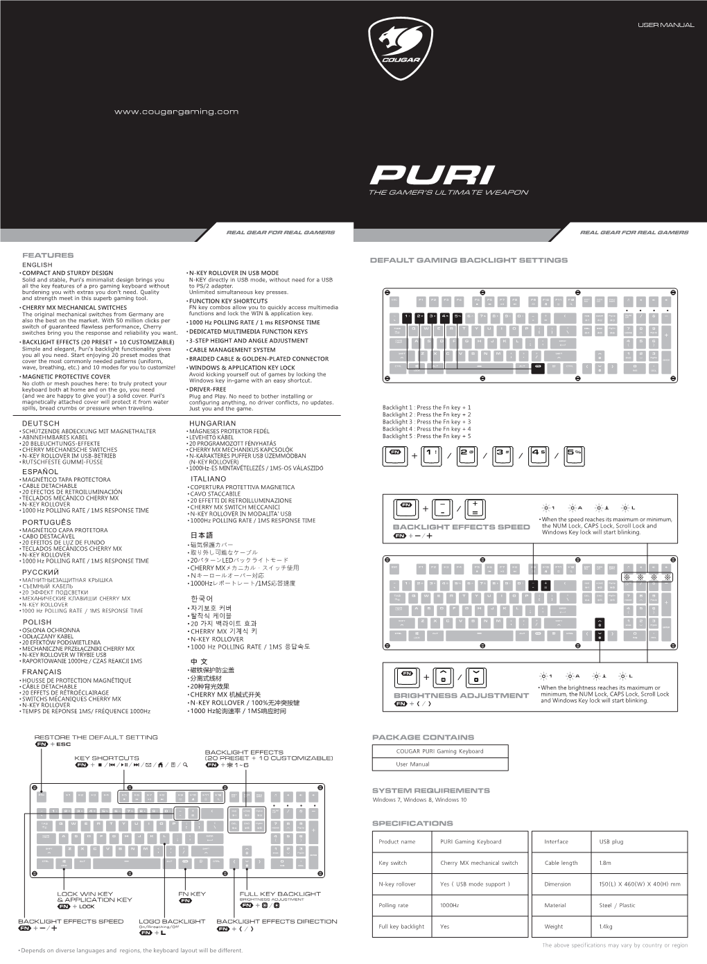 Cougar Puri ( K100 )