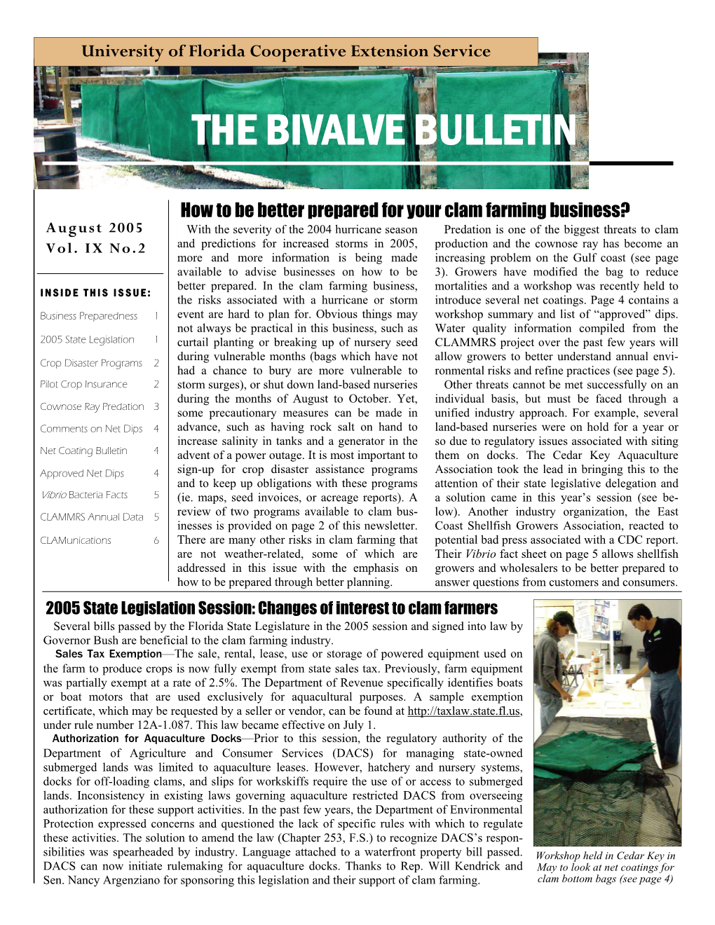 The Bivalve Bulletin