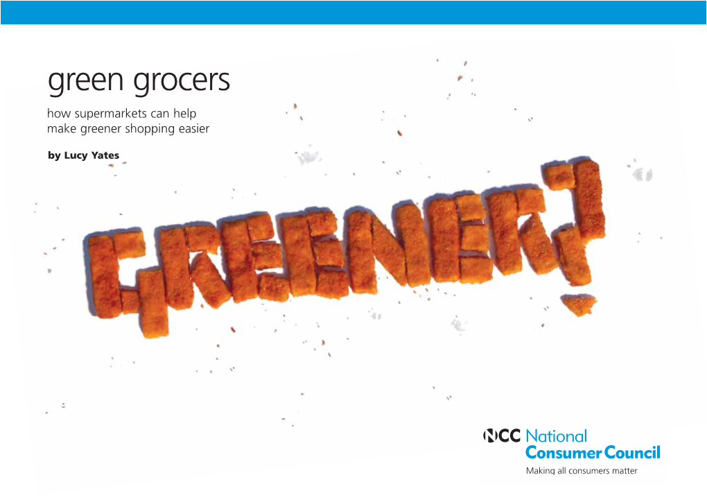 Green Grocers How Supermarkets Can Help Make Greener Shopping Easier