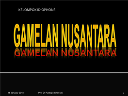 Gamelan Nusantara