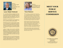Meet Your PSC Commissioners