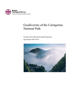 Geodiversity of the Cairngorms National Park