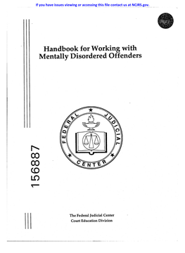 Handbook for Working with Mentally Disordered Offenders