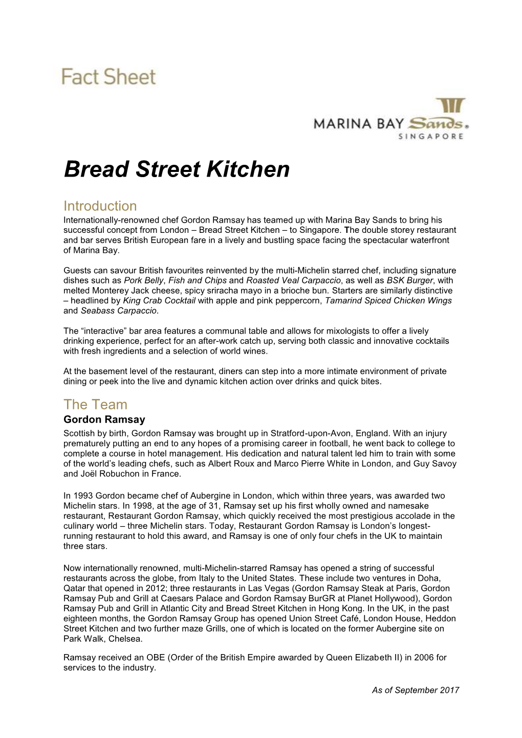 Bread Street Kitchen