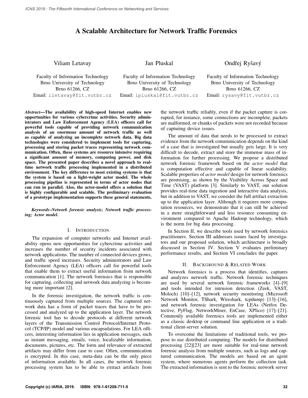 A Scalable Architecture for Network Traffic Forensics