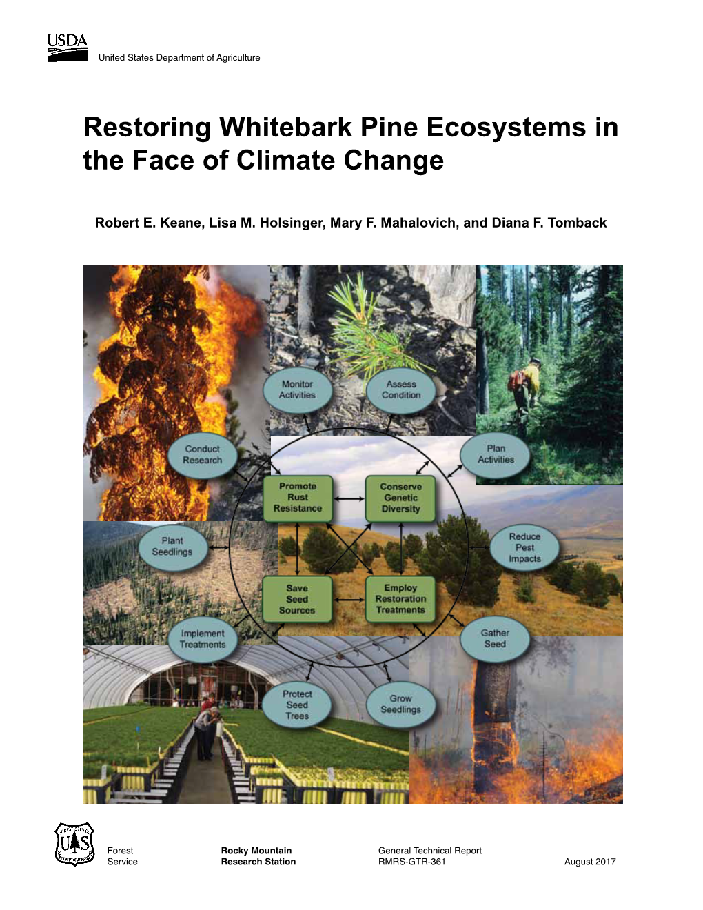 Restoring Whitebark Pine Ecosystems in the Face of Climate Change