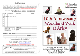 10Th Anniversary Woodland Walk at Arley