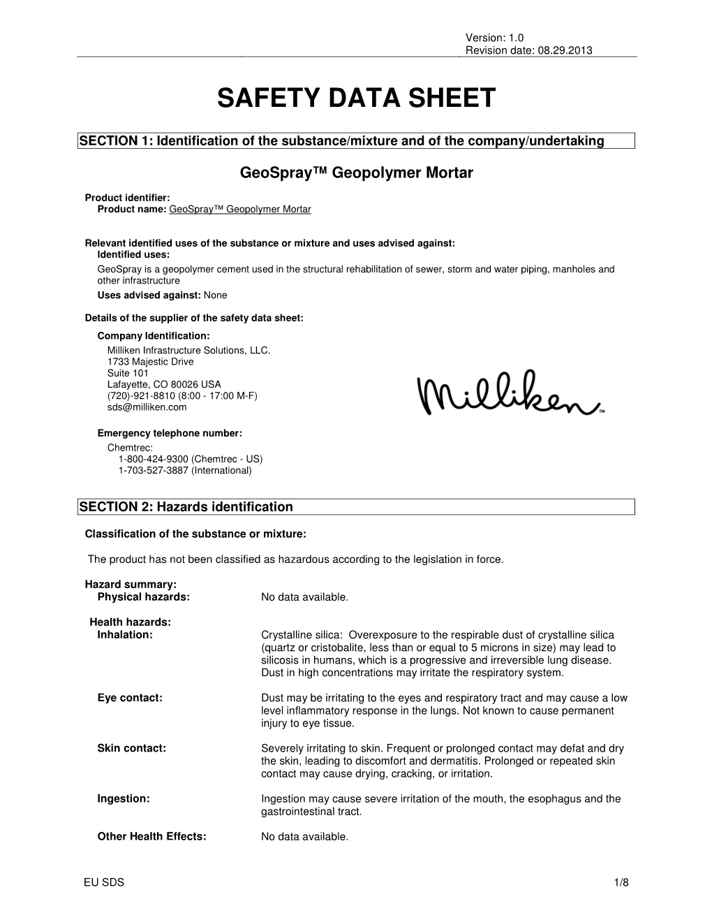 Safety Data Sheet