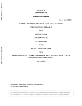 World Bank Document