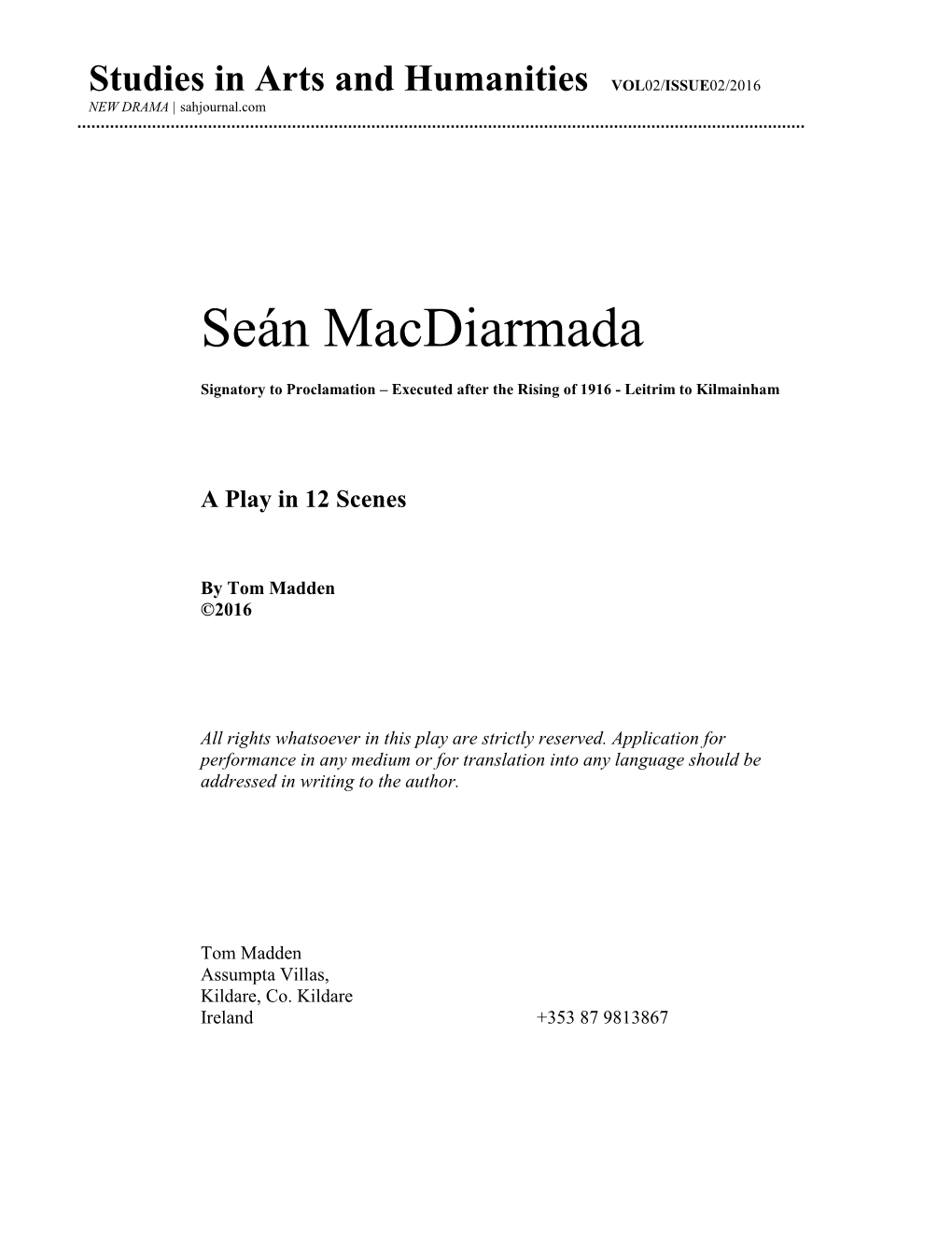 Seán Macdiarmada