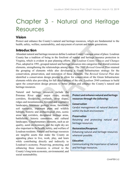 Natural and Heritage Resources