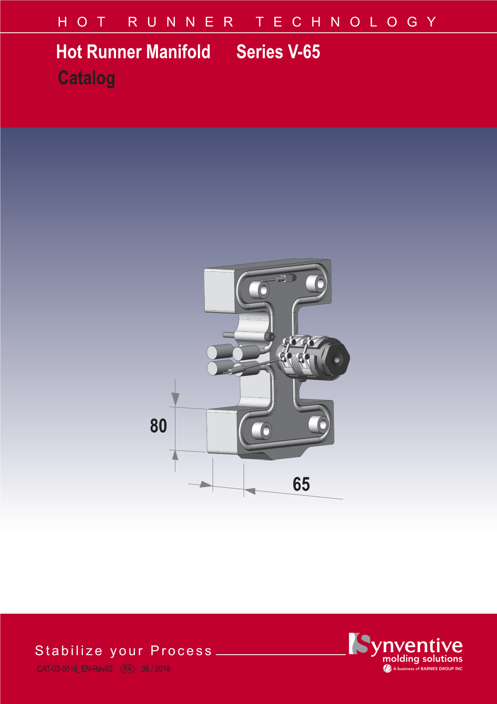 Catalog Hot Runner Manifold Series V-65 80 65