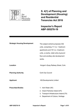 And Residential Tenancies Act 2016 Inspector's Report ABP-305278-19