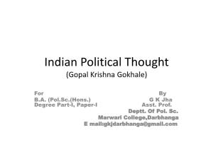 Gopal Krishna Gokhale)