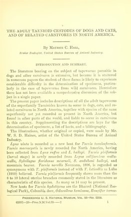 Proceedings of the United States National Museum