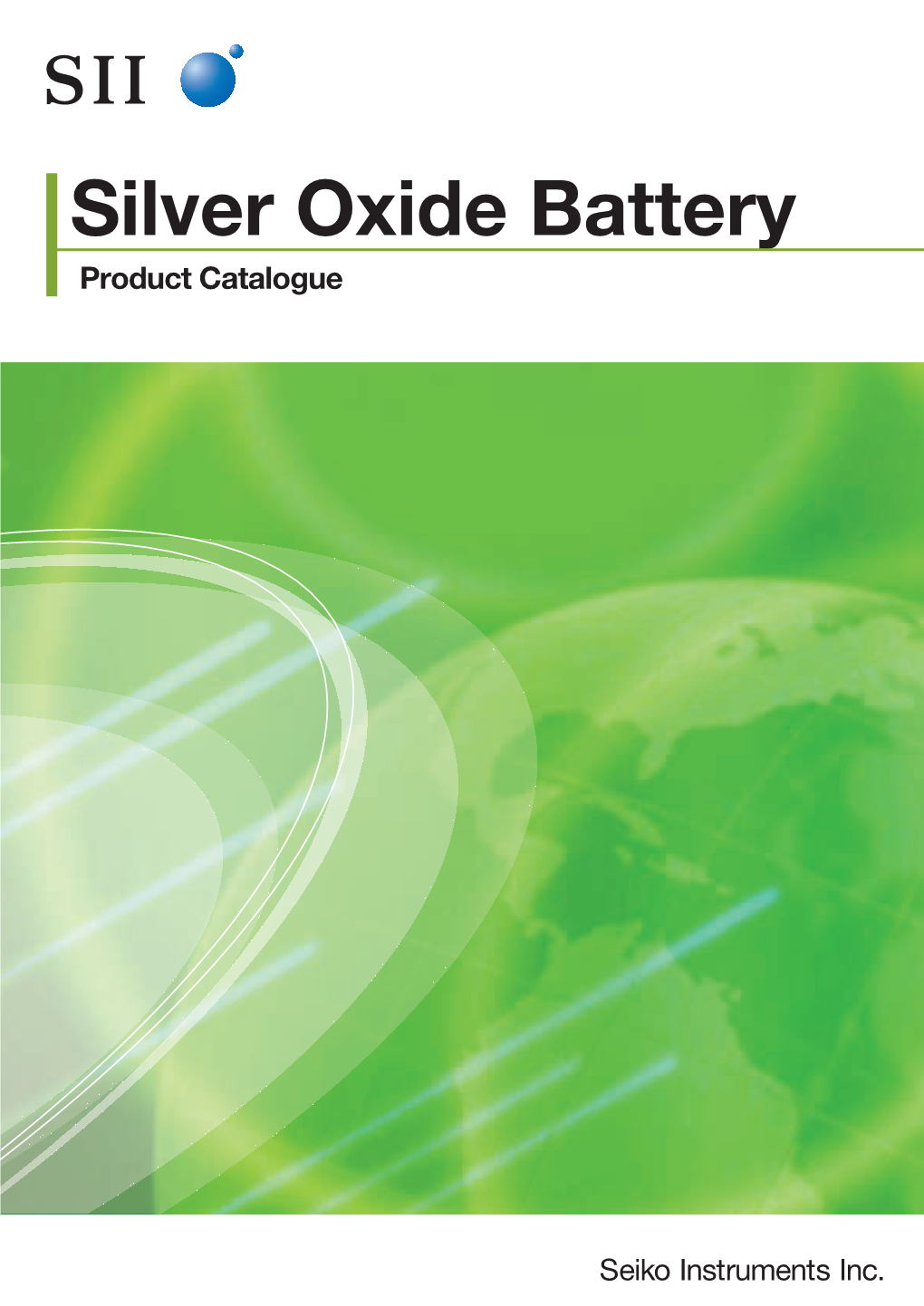 Silver Oxide Battery Product Catalogue