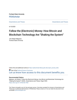 How Bitcoin and Blockchain Technology Are "Shaking the System"