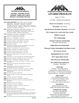 Awards Program