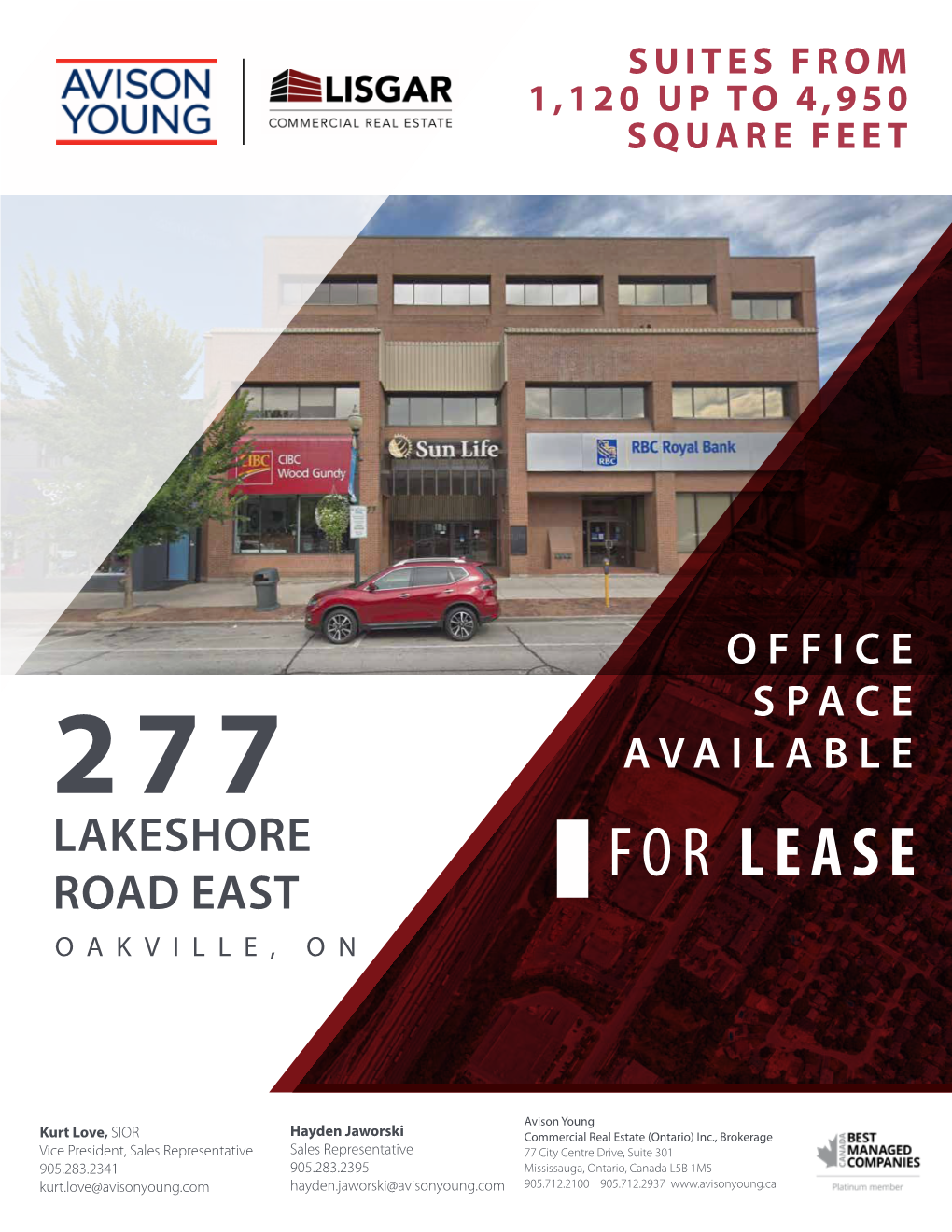 For Lease Road East Oakville, On